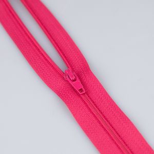 3 mm zip 60 cm / Dark pink 146