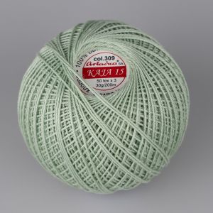 Crochet thread Kaja / 14003-0309 Lght Green