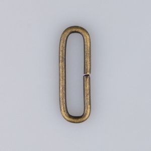 Metal ring oval 30 mm / Oxid