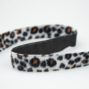 Ribbon with Animal Print, Fur 20 mm