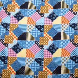 Printed viscose fabric / Patchwork