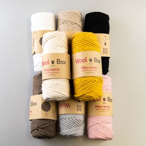 WoolBox Macrame Recycled Yarn 250g / Different shades