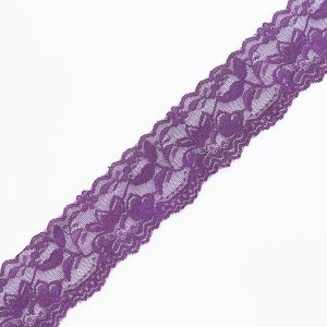 Stretch lace 55 mm / Purple