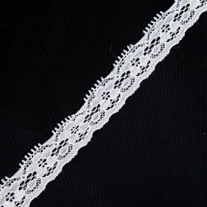 Stretch lace 20 mm / White