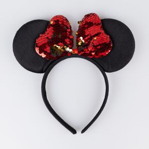 Headband with sequins / Minnie Mouse 2