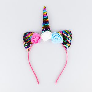 Headband with sequins / Unicorn