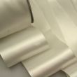 Wide Satin Ribbon / Natural White