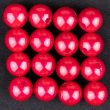 Mother-of-pearl pearls 12 mm / 148 Red