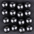 Mother-of-pearl pearls 12 mm / 332 Black