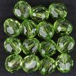 Faceted pearls 12 mm / Green 239