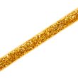 Glitter velvet trim / Gold