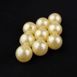 Mother-of-pearl pearls 14 mm / 108 yellow