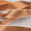 Glitter ribbon 15 mm / Bronze