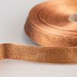 Glitter ribbon 25 mm / Bronze