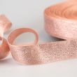 Glitter ribbon 25 mm / Old roze