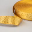 Glitter ribbon 25 mm / Antique gold