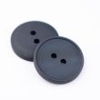 Simple button with 2-holes / 18 mm / Navy matt