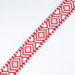 National style ribbon Aztec / Burgundy