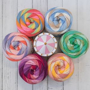 Dzija Emu Funfair Swirl DK 150 g / Dažadi toņi