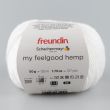 Dzija Freundin X Schachenmayr My feelgood Hemp 50 g / 00001 White