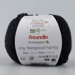 Dzija Freundin X Schachenmayr My feelgood Hemp 50 g / 00099 Black