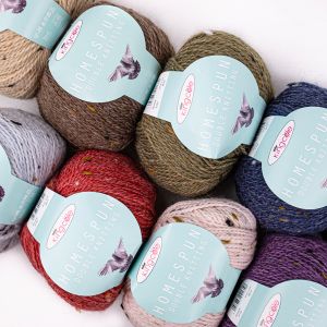 Пряжа King Cole Homespun DK 50 г / Разные тона